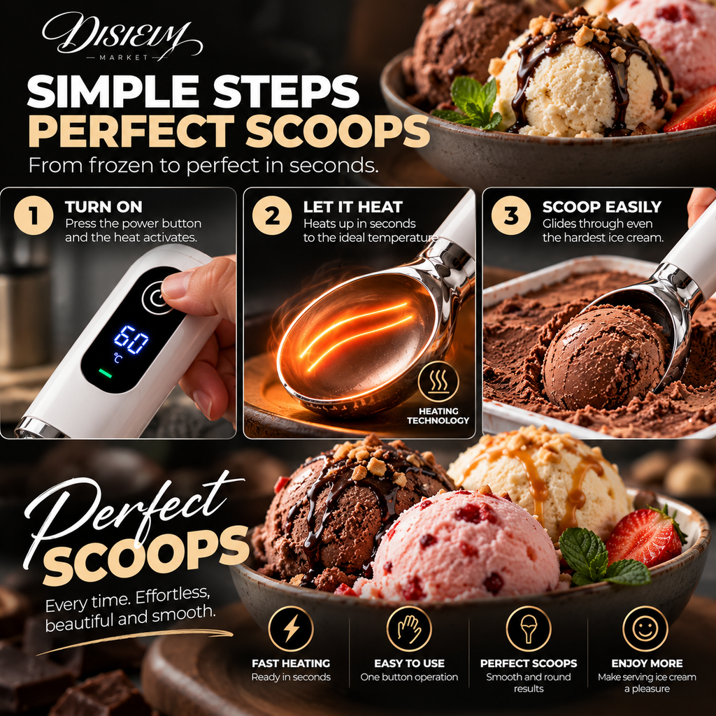 DISIEIM™ Heated Ice Cream Scoop