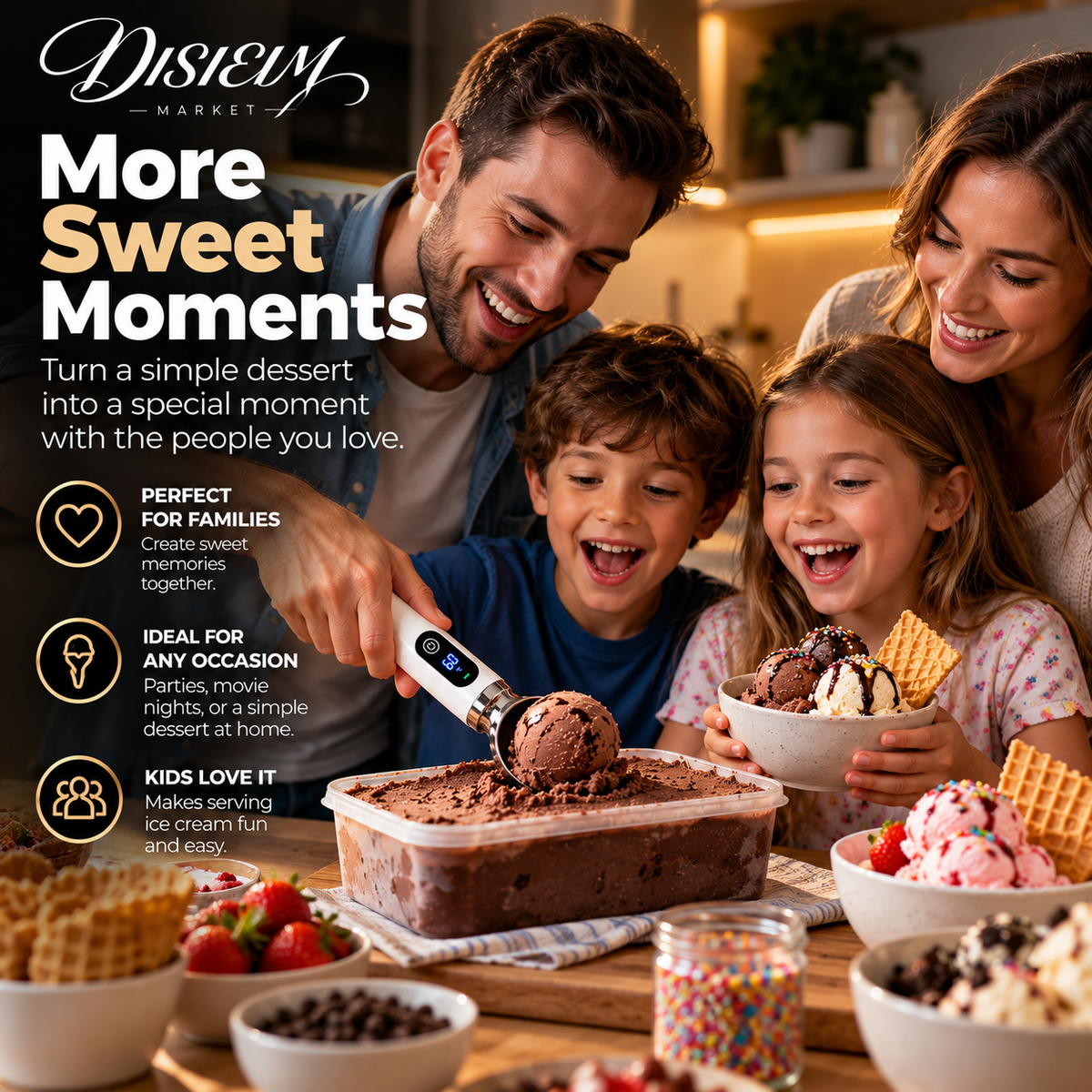 DISIEIM™ Heated Ice Cream Scoop